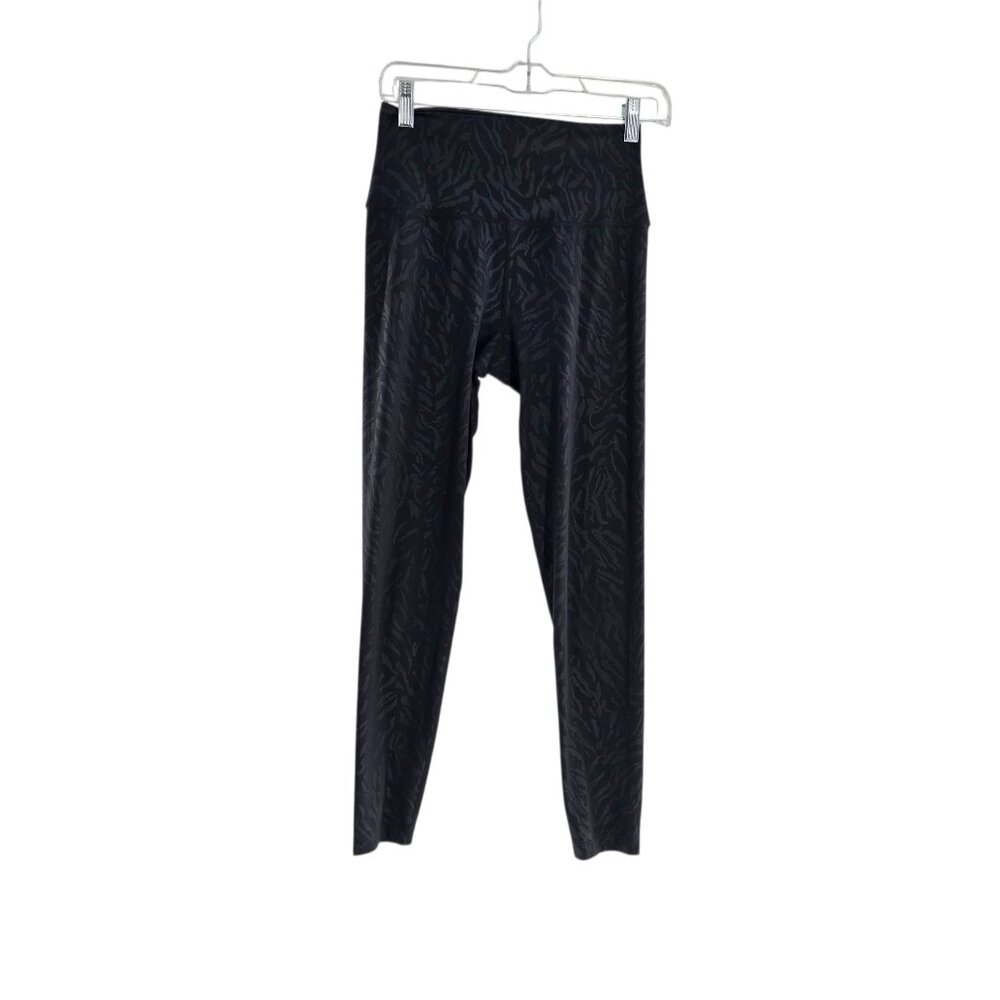 Sweaty Betty All Day Black Leopard‎ Full Length Leggings Size Medium 4-6